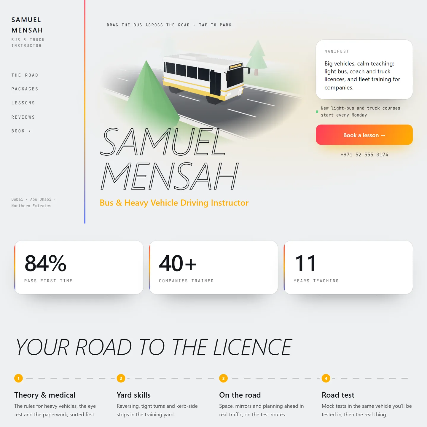 Route, still