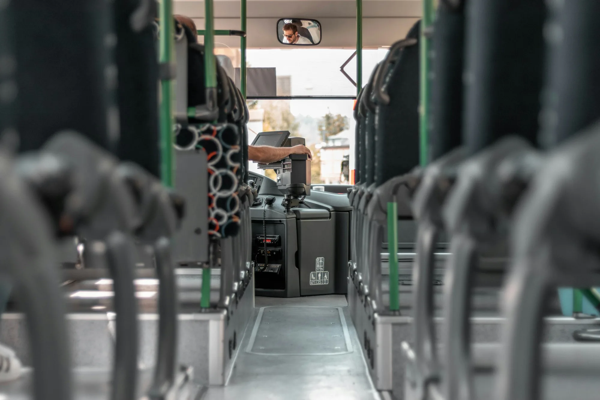 Inside the bus